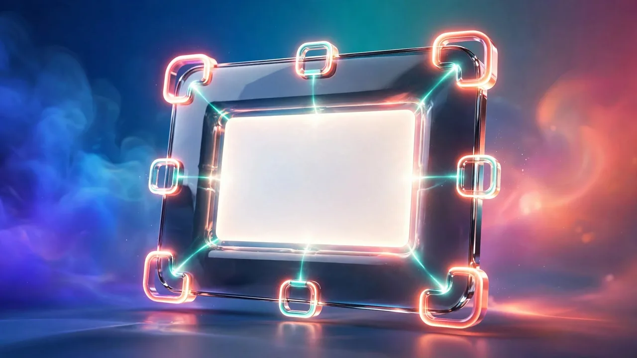 A photo with a crop frame overlay snapping to a fixed ratio