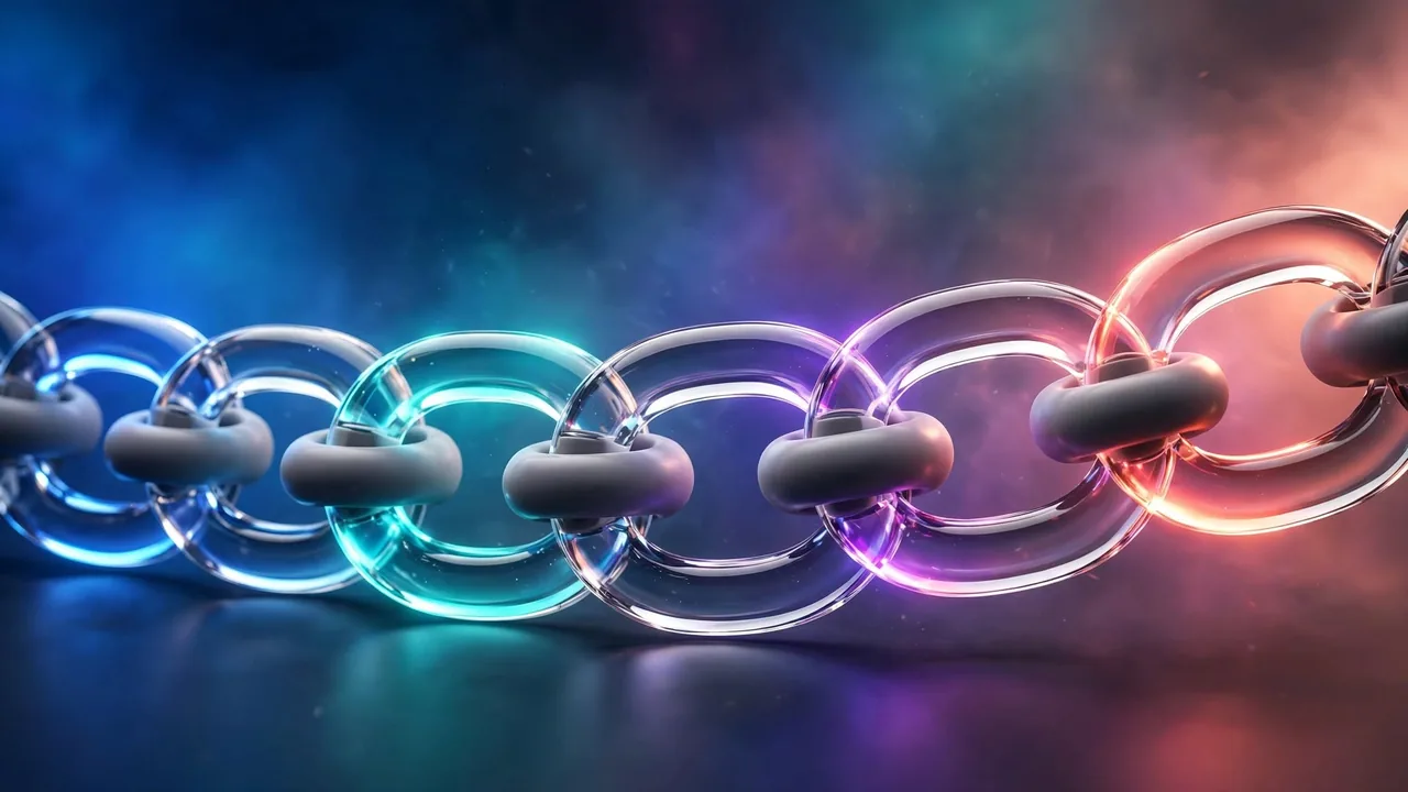 A chain of check marks linked together