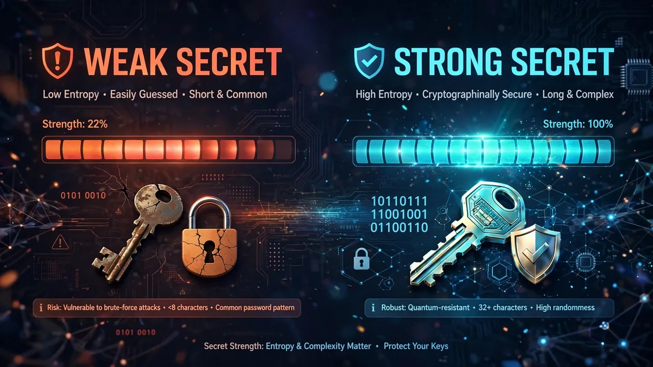 Two strength bars, one short and weak, one long and intense